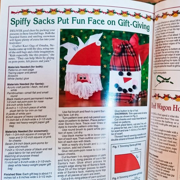 Country Woman 2001 Christmas Recipe & Crafts Hard Cover Book-EXCELLENT Condition - Picture 6 of 9